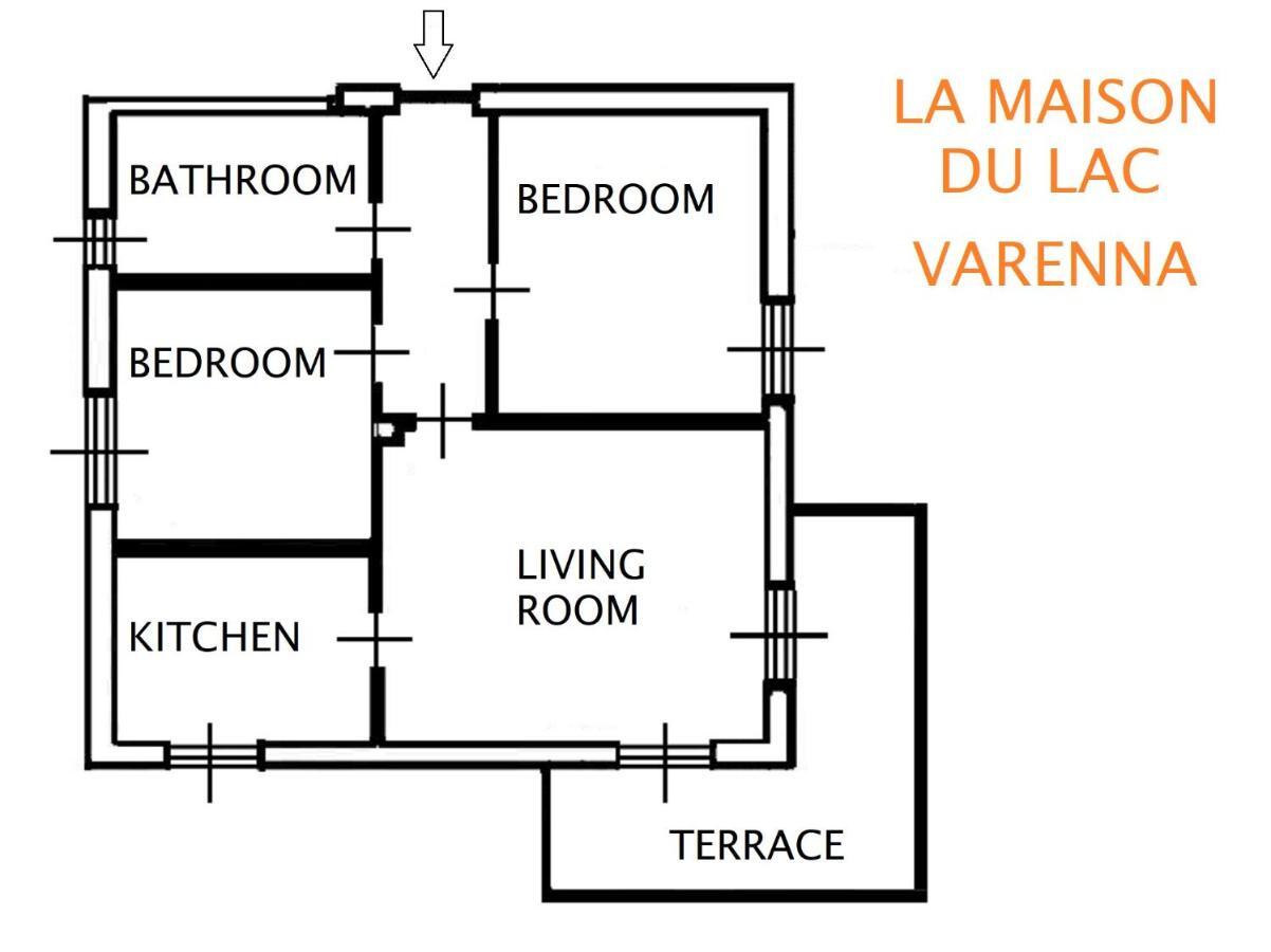 La Maison Du Lac Варена Екстериор снимка